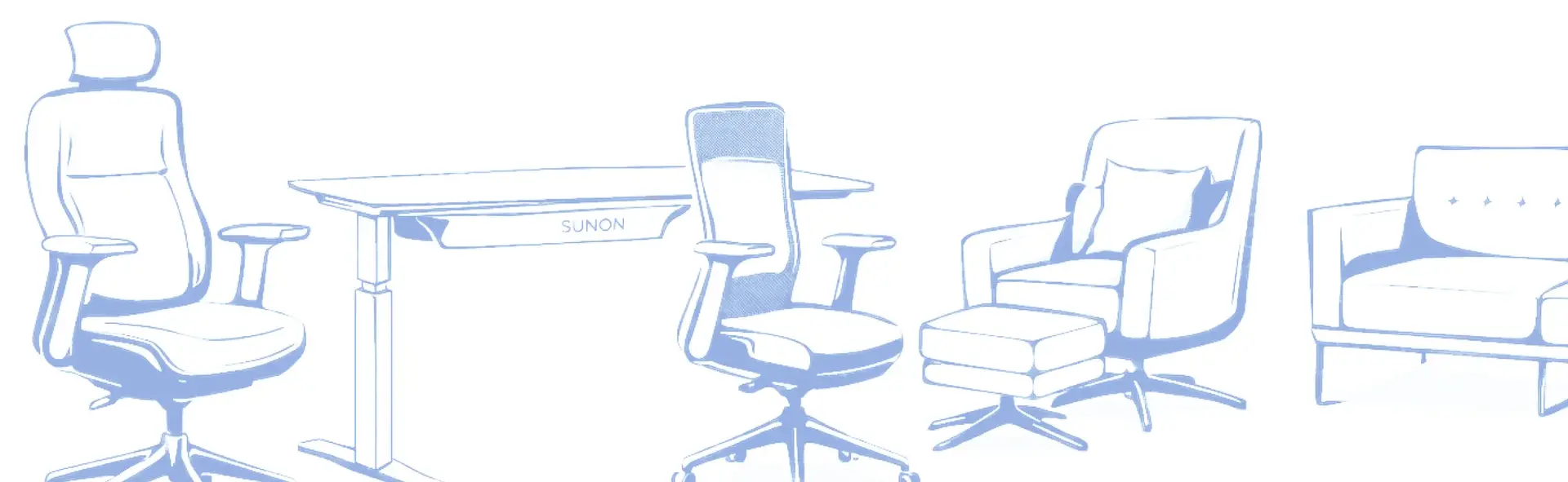 Designer Chairs Illustration
